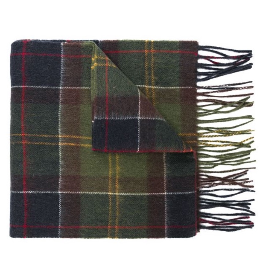 Barbour® Merino/Cashmere Tartan men’s Scarf
